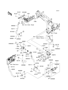ZR1200 Патрубки охлаждения