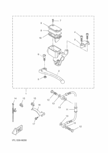 NS50N Задний торм цилиндр
