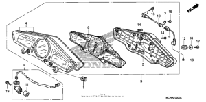 VFR800 Спидометр