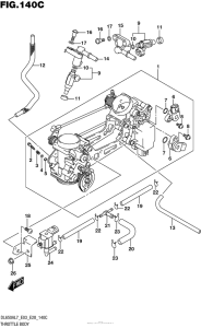 DL650X (ABS) Throttle Body (Dl650Al7 E33)