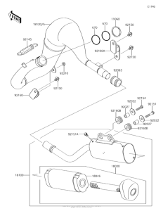 KX65 Глушитель