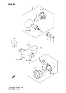 VZR1800 Поворотники
