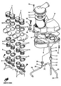 XJ600S Brktthermistor
