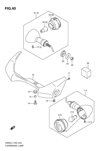 VZ800 Поворотники