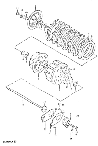 GSX400 Бендикс