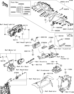ZX600 Электрика