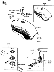 EX305 Топливный бак