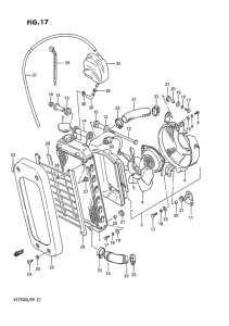 VS750 Радиатор