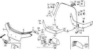 GL1200I 120i / a / lwindscreen 84-85