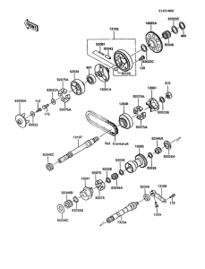 ZX900 Валансирный вал