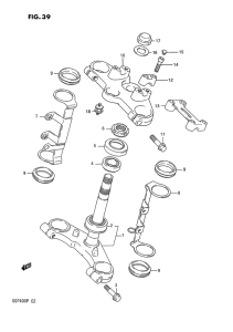 GSF400 Траверса нижняя
