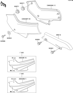 Side covers(1 / 2)(ex500-a7)