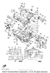 YX600U Картер двигателя