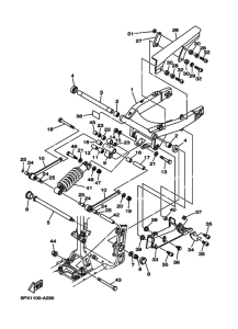 XV1700PC XV17PC XV17PCR Задний рычаг и подвеска