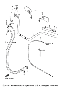 XVS1300CT Троса