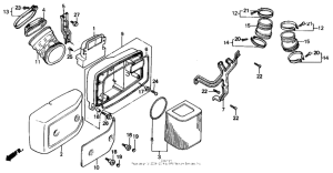 VT700C Воздушный фильтр