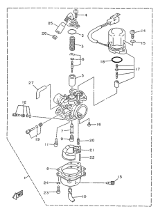 YA50R Карбюратор