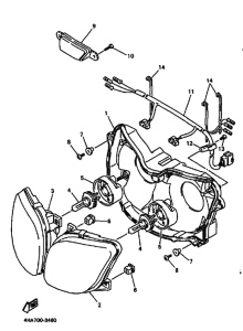 YZF750SP YZF750SPF Phare
