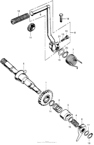SL350 Кик стартер