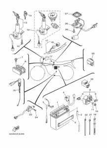 YBR125ESD Электрика 1