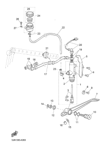 BT1100 Задний торм цилиндр