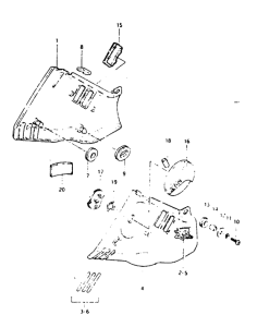 GSX1000 Обтекатель задний