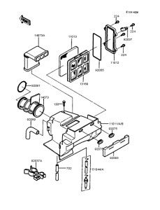 KL250 Воздушный фильтр