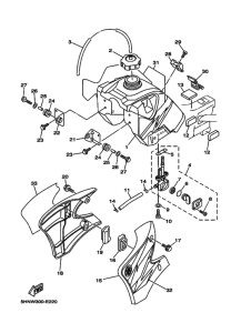 TTR90V Tank fuel