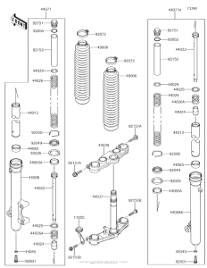 Передняя вилка