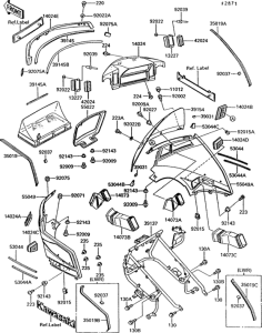 ZG1200 Cowling(1 / 2)(zg1200-b6 / b7)