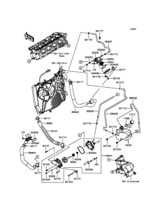 ZG1400 Патрубки охлаждения