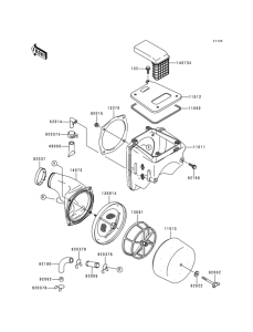 KLX300R Воздушный фильтр