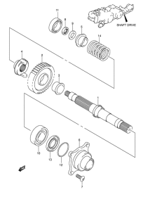 AN650 (ABS) Вал ведущий