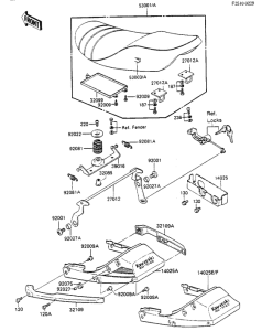 ZX750 Seat / seat cover