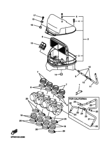 YZF-R1 Впускная система