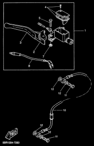 YQ50 Главный тормозной цилиндр