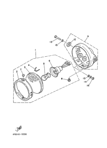 AG200 Headlight assy