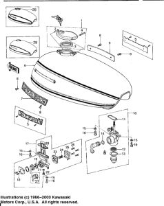 KZ650 Tank fuel
