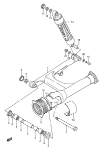 VS1400 Маятник задний