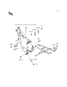 KL250 Рама ,крепежные детали