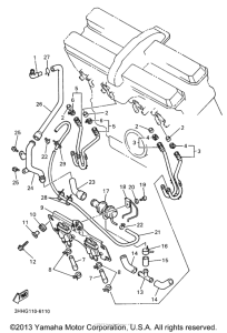 FZR600RHC Emission control device
