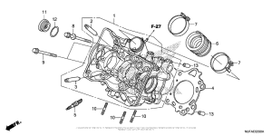 CTX700 Головка цилиндров