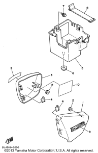 XV250 Боковые обтекатели
