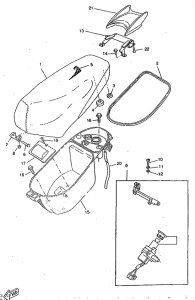 CW50RSP Сидение