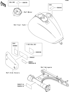 VN1500 Лейбл предостережения