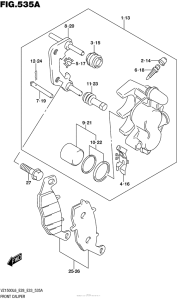 VZ1500 Передние тормоза