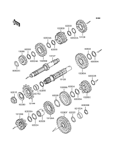 KLX250 Трансмиссия
