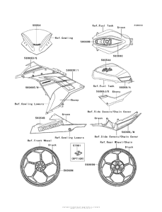 EX300 Decals (Green)(Adfa)(Ca,us)