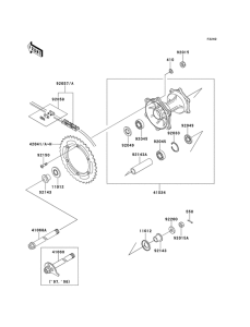  Задняя втулка