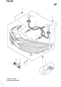 UH200 Задний комбинированный сигнал